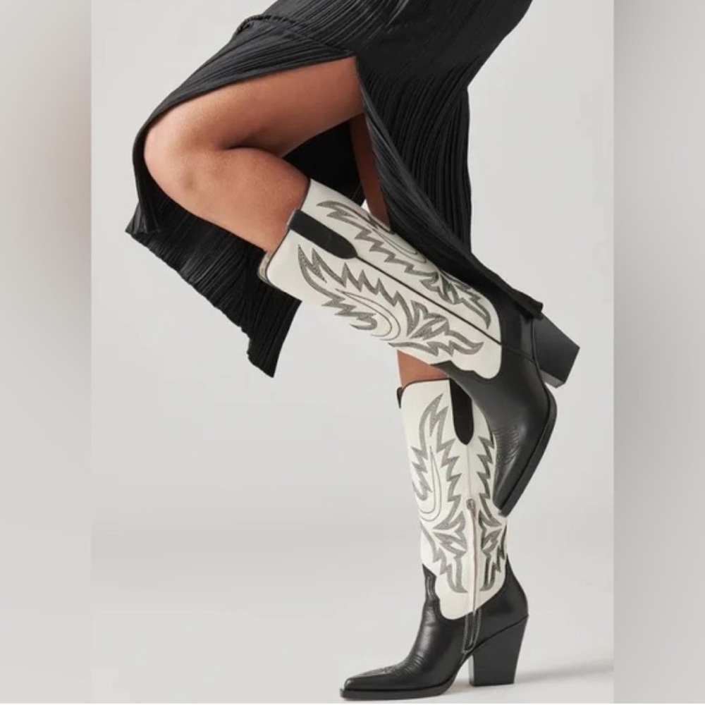 New Dolce Vita Monochrome Western Boots